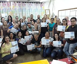 Professores participaram de curso básico de Braile em Dourados