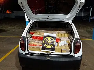 Traficantes são presos com mais de meia tonelada de maconha em motel