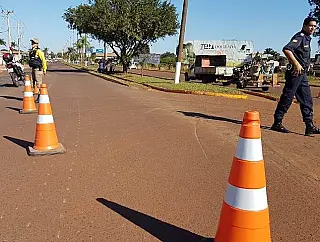 Agetran monitora mudanças no trânsito em obras na saída de Dourados