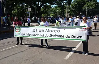 Caminhada em alusão ao Dia Mundial da Síndrome de Down será realizada no dia 21
