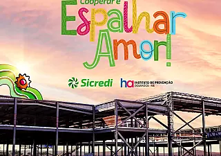 Sicredi 'espalha amor' pela construção do hospital