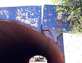 Rachadura em túnel da BR 163 preocupa autoridades do Município