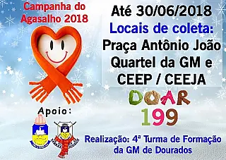 4ª Turma de alunos da Guarda Municipal realiza Campanha do Agasalho em Dourados