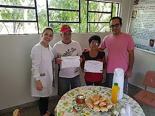 Ação incentiva grupo a deixar o cigarro em Vila Vargas