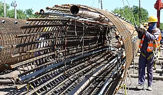 Obras da ponte da Rota Bioceânica avançam e trabalho chega a 13% do cronograma