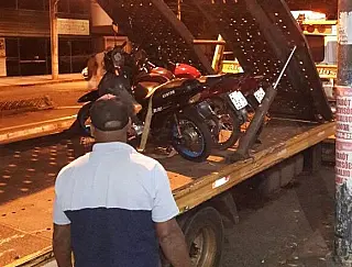 Operação da PM na área central recupera motos roubadas