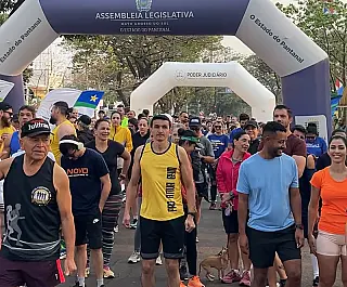 Douradenses aquecem para a Corrida dos Poderes