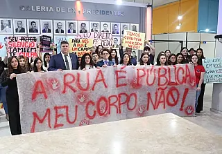 Estudantes vão à Câmara pedir proteção contra assédios