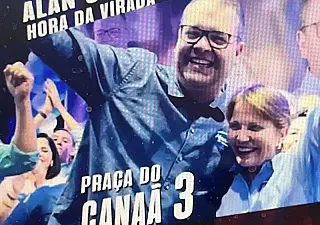 Tereza participa de comício com Alan em Dourados