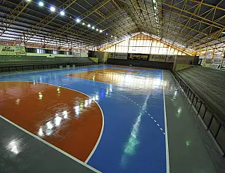 Jogos Abertos no ginásio municipal