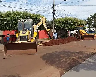 Sanesul dá manutenção em rede
