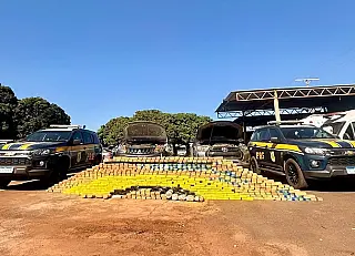PRF apreende 591 quilos de cocaína em Campo Grande