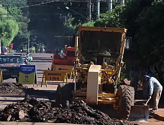 Prefeitura começa a recapear trecho da rua General Osório