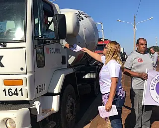 Blitz na rodovia fecha programação de Agosto Lilás em Dourados