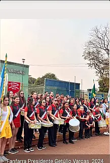 Lia Nogueira viabiliza fanfarra para escola de Indápolis