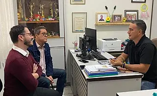 Cemar e secretário de Educação buscam melhorias para a escola Frei Eucário