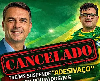 Justiça Eleitoral impede ato pró-Flávio Bolsonaro em Dourados
