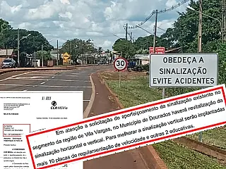 Vila Vargas recebe revitalização na sinalização da BR-163, após solicitação de Yuri