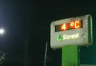 Frio mais intenso já derruba temperaturas