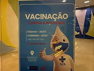 Vacina contra Influenza chega ao shopping