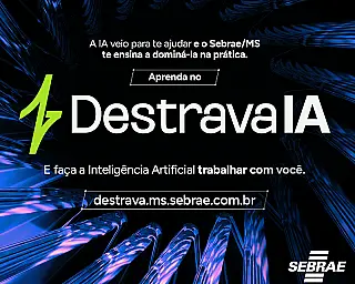 Cursos e conteúdos digitais: Sebrae traz Inteligência Artificial para perto do pequeno negócio de MS