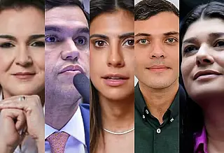Candidatos a prefeito participam do primeiro debate