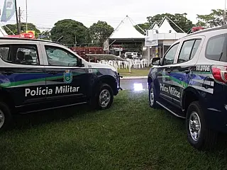 Reinaldo entrega viaturas policias para municípios durante a Expoagro