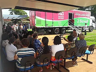 Unidade móvel do Hospital de Amor reinicia atendimentos em Dourados