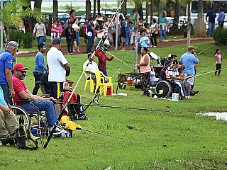Primeiro dia da Festa do Peixe tem torneio Parapesca no Rego D'Água