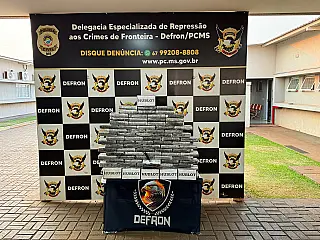 Defron apreende quase 100 quilos de cocaína em Dourados
