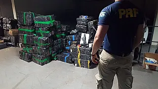 Apreendidas no Paraná mais de 2 toneladas de maconha que saíram de Mato Grosso do Sul