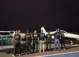 Avião interceptado com cocaína