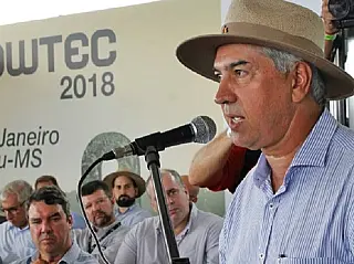 Reinaldo participa da abertura do Showtec em Maracaju