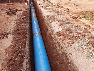 Nova adutora da Sanesul projeta vazão de 2 milhões de litros de água por hora