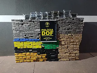 DOF apreende veículo com carga milionária de drogas em Ponta Porã