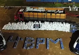 Polícia aprende mais de 8 mil quilos de maconha