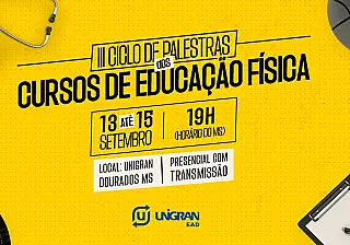 Educação Física aborda eixos da profissão na Unigran