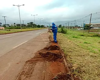 Prefeitura mantém os cuidados com a Avenida Guaicurus