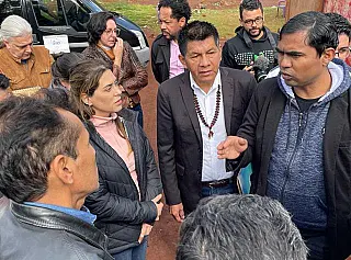 Em visita técnica, Poderes buscam soluções