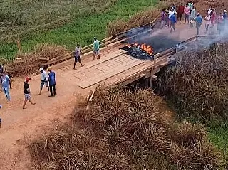 Reinaldo Azambuja condena destruição de pontes e aciona Polícia contra criminosos