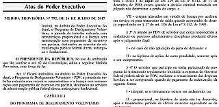 Programa de Desligamento Voluntário do servidor federal é publicado no Diário Oficial