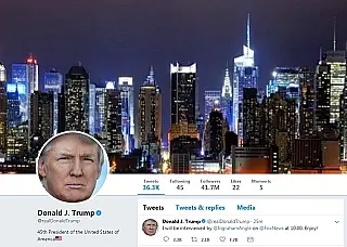 Erro de funcionário do Twitter desativa conta de Trump por 11 minutos