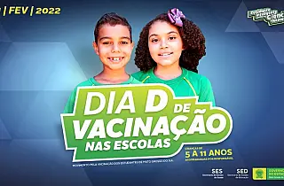 Dia D de vacinação de estudantes
