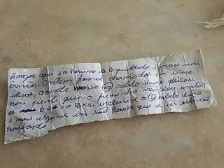 Bilhete apreendido por agentes penitenciários ligam Marcola à morte de Gegê do Mangue