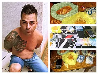 PM apreende mais de R$ 50 mil em crack e captura foragido da Justiça