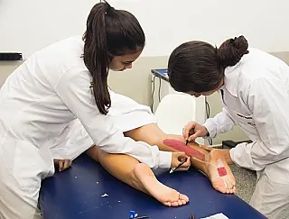 Fisioterapia desenvolve estudos sobre músculos e estruturas na Unigran