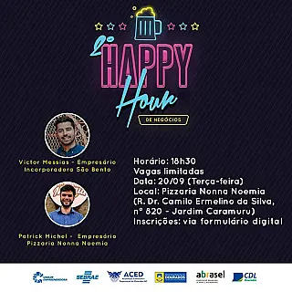 Prefeitura promove 2° Happy Hour de Negócios