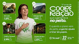Sicredi Centro-Sul MS/BA lança campanha de realização de planos dos associados nos 37 anos
