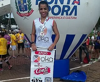 Joane Corrêa representa Dourados em Corrida da Fronteira
