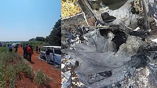 Corpo carbonizada é encontrado dentro de carro queimado